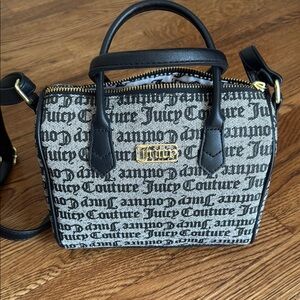 Juicy Couture Black and Gray Women's Bag